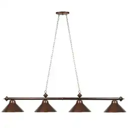 Walmart 78 in. 4 Light Fixture Billiard Light - Cappuccino offer