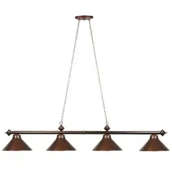 Walmart 78 in. 4 Light Fixture Billiard Light - Cappuccino offer