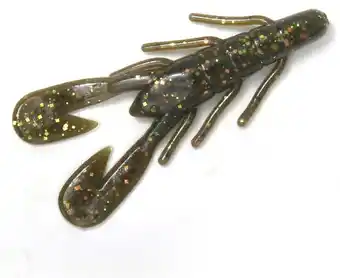 Walmart Zoom Fishing Lure 080366-SP Ultra-Vibe Speed Craw 3 1/2 12 Pack Yabby Mudbug offer