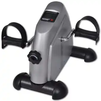 Walmart vidaXL Silver Mini Exercise Bike with Plastic Flywheel offer