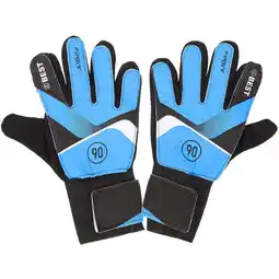 Walmart 1 Pair of Sports Gloves PU Goalkeeper Gloves Soccer Soccer Training Gloves Match Supply offer