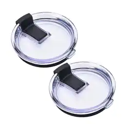 Walmart 2pcs New Leak Spill Proof Lid for 30 oz Rtic and Other Tumblers (Black) offer