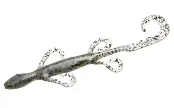 Walmart Zoom 002008-SP Lizard 6 Inch Fishing Lure 9 Per Package Salt-N-Pepper offer