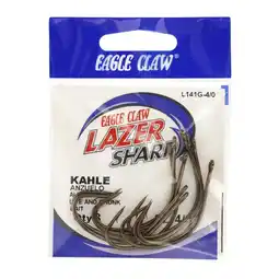 Walmart Lazer Sharp L141GH-4/0 Kahle Hook, Bronze, Size 4/0 offer