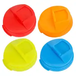 Walmart BERTDOMD 4pcs Soda Can Lids Plastic Leakproof Soda Can Covers Sealing Soda Can Covers offer