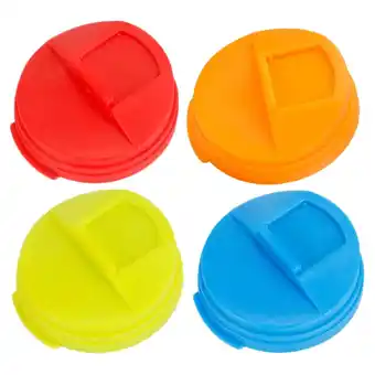 Walmart BERTDOMD 4pcs Soda Can Lids Plastic Leakproof Soda Can Covers Sealing Soda Can Covers offer