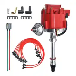 Walmart Performance Master GM08 HEI Distributor & Ignition Wires 65K Volt 9000RPM for Chevy V8 350 454 SBC offer