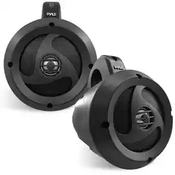 Walmart Pyle 2-Way Waterproof Bluetooth Off-Road 4 - 900W Active Passive Marine Grade Wakeboard Speakers offer