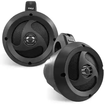 Walmart Pyle 2-Way Waterproof Bluetooth Off-Road 4 - 900W Active Passive Marine Grade Wakeboard Speakers offer