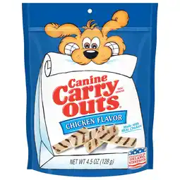 Walmart Canine Carry Outs Chicken Flavor Dog Treats, 4.5oz Bag offer