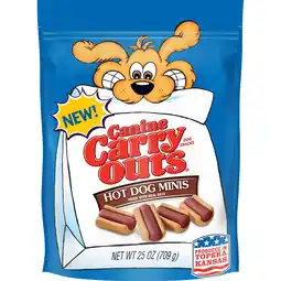 Walmart Canine Carry Outs Hot Dog Minis, Beef Flavor Dog Treats, 25-Ounce offer