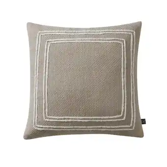 Walmart My Texas House 18 x 18 Kelina Taupe Woven Cotton Decorative Pillow offer