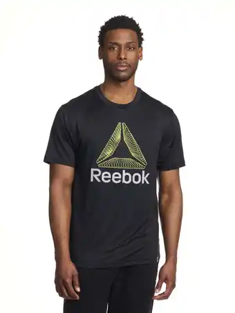 Walmart Reebok Men's & Big Men's Tempest Graphic T-shirt, Sizes XS-3XL offer