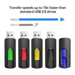 Walmart Kootion 32GB USB 3.0 Flash Drive, Memory Stick for Laptop Backup, Multicolor, 5 Pack, 5 Total Count offer