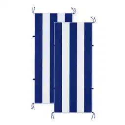 Walmart Arkwright Tie & Dry Beach Towel (2 Pack), 30x70 in, Dazzling Blue offer