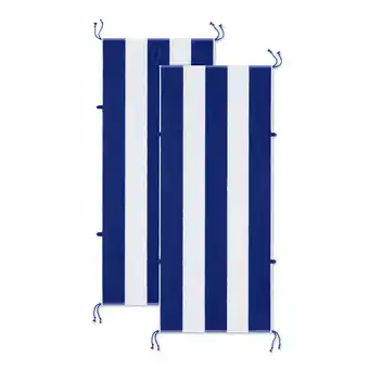 Walmart Arkwright Tie & Dry Beach Towel (2 Pack), 30x70 in, Dazzling Blue offer