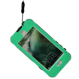 Walmart Rugged Shock-Resistant Hybrid Full Cover Case for iPhone 6S Plus - Aqua offer