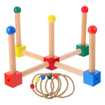 Walmart HERFIER Outdoor Ring Toss Games Quoits Ring Toss Game for Fun offer
