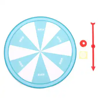 Walmart HOMEMAXS Blue Plastic Prize Wheel for Kids Lightweight and Portable 10.2 Inches offer