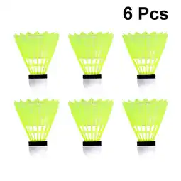Walmart GOOHOCHY 6 PCS Activity Shuttles Badminton Outdoor Shuttlecocks Child offer