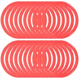 Walmart GOOHOCHY 20pcs Plastic Toss Ring Game Plastic Rings for Kids Agility Rings Colored Toss Rings offer