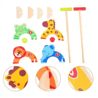 Walmart GOOHOCHY 8pcs Kids Animal Croquet Children Interactive Toys Educational Playthings offer