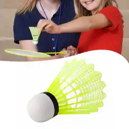 Walmart Sarkoyar 6Pcs Yellow Shuttlecock Sport Training Badminton Ball Professional Durable Set offer