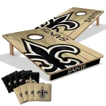 Walmart YouTheFan NFL New Orleans Saints 2' x 3' Cornhole Game offer