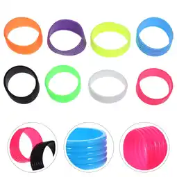 Walmart OUNONA 8 Pcs Badminton Racket Anti-slip Ring 2.70X1.40X0.30CM offer