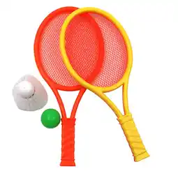 Walmart Fairnull Portable Badminton Rackets Ball Set Family Youth Children Sports Leisure Toy offer