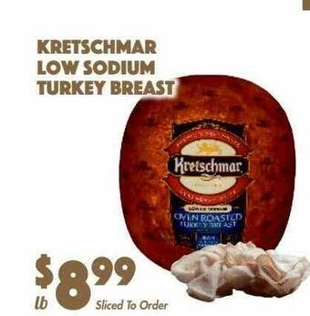 The Food Emporium Kretschmar Low Sodium Turkey Breast offer