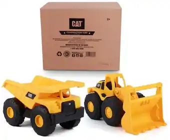 Walmart CatToysOfficial Toy Construction Vehicle 2 Pack, Yellow offer