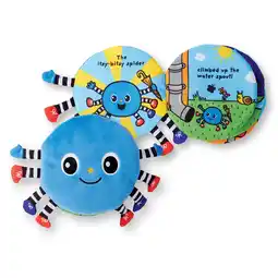 Walmart Melissa & Doug K's Kids Itsy-Bitsy Spider 8-Page Soft Activity Book for Babies and Toddlers offer