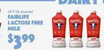 The Food Emporium Fairlife Lactose Free Milk offer