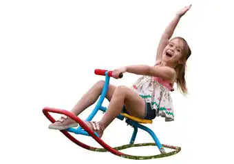 Walmart Platports Rocking Seesaw Rider, Durable Metal, for Kids, Safe Indoor/Outdoor Playground Equipment offer