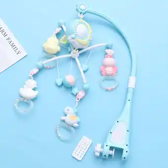 Walmart OUNONA Baby Cot Hanging Toys Rotating Bed Bell Toy Baby Bedside Toy Infant M Blue offer