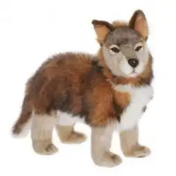 Walmart Hansa Standing Wolf Cub Plush Toy offer