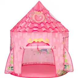 Walmart Joyfy Princess Castle Pink Kids Play Tent Girls Large Playhouse for Toodler Indoor & Outdoor Game offer