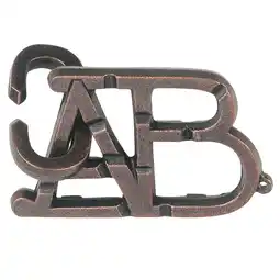 Walmart BePuzzled | ABC Hanayama Cast Metal Brainteaser Puzzle Mensa Rated Level 1, for Ages 12 and Up offer