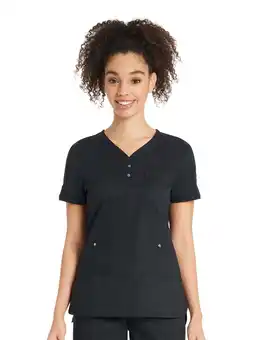 Walmart Women's Genuine Dickies Snap Front Top, Sizes XS-3XL offer