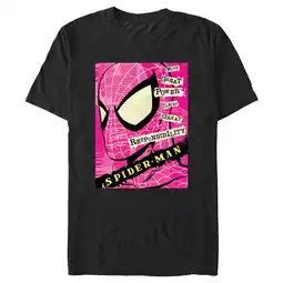 Walmart Men's Spider-Man Power and Responsibility Quote Graphic T-Shirt offer
