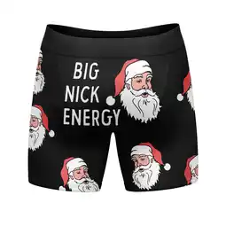 Walmart Mens Funny Boxers Big Nick Energy Sarcastic Christmas Underwear For Men offer