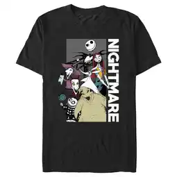 Walmart Men's The Nightmare Before Christmas Halloween Group Shot Graphic Tee Black Small offer