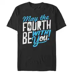 Walmart Men's Star Wars May the Fourth Be With You Graphic Tee Black X Large offer