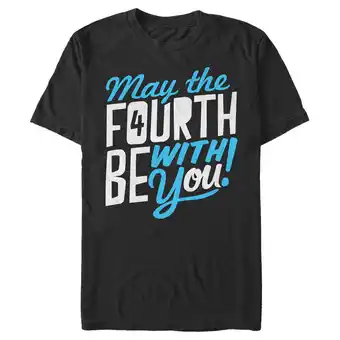 Walmart Men's Star Wars May the Fourth Be With You Graphic Tee Black X Large offer