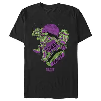 Walmart Men's Sonic the Hedgehog Scary Fast Trio Graphic T-Shirt offer