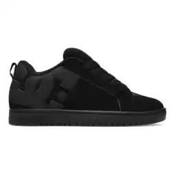 Walmart DC Men's Court Graffik Skate Shoe BLACK/BLACK/BLACK offer