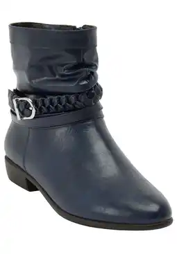 Walmart Comfortview Mickey Slouch Bootie Short Ankle Boot Women's Winter Shoes (Wide Widths Available) offer