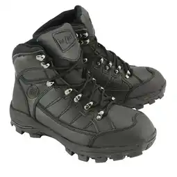 Walmart Bazalt MBM9128 Men's Black Water and Frost Proof Leather Lace-Up Work Boots 13 offer