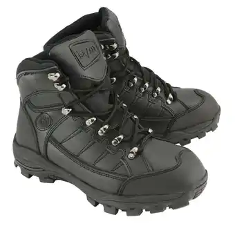 Walmart Bazalt MBM9128 Men's Black Water and Frost Proof Leather Lace-Up Work Boots 13 offer
